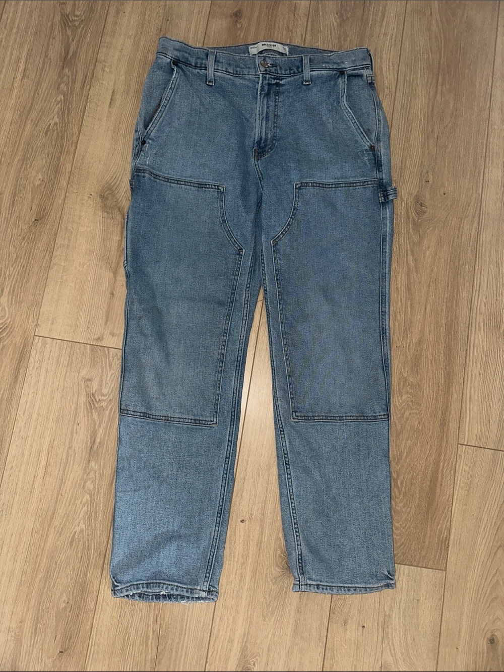 Hollister Light Blue Wide Leg Jeans
